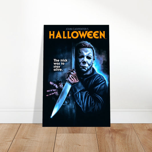 Halloween 1978 Movie Poster – Michael Myers Knife Horror Film Wall Art Decor 2