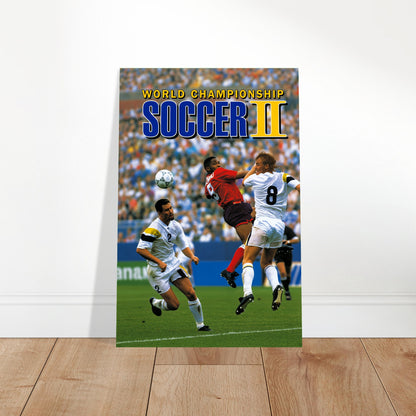 World Championship Soccer II Poster – Retro Sports Game Art Wall Art Decor 2
