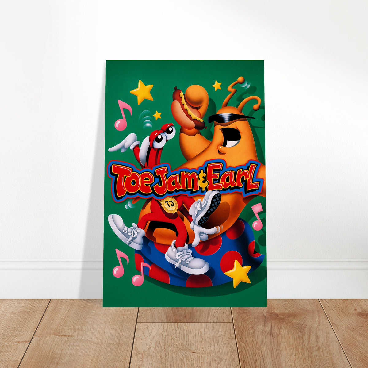 ToeJam & Earl Poster - Funky Alien Duo Retro Game Cover Art Wall Art 2