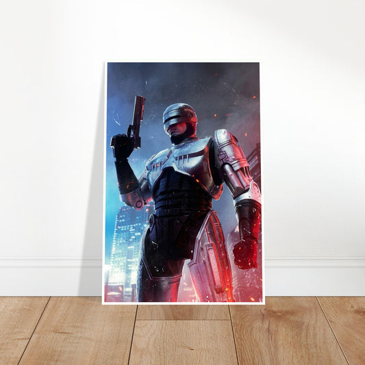 ROBOCOP POSTER ROGUE CITY PS5 COVER ART CYBERPUNK POLICE ACTION GAME 2