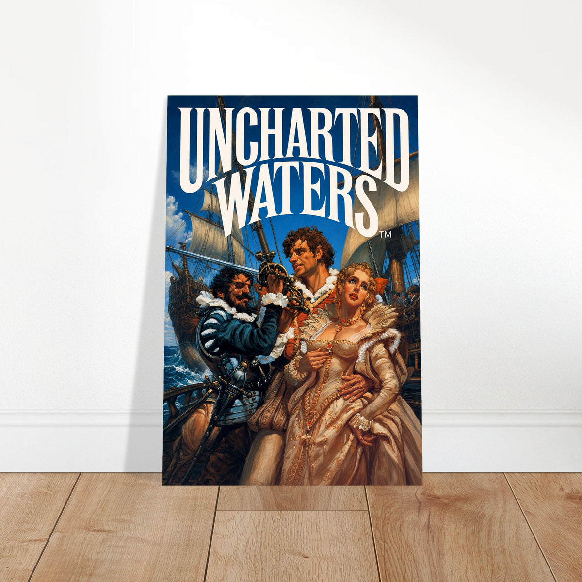 Uncharted Waters Poster – Pirate Adventure Classic Game Art Wall Art Decor 2