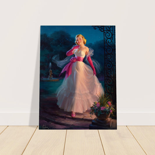 Art Frahm Stroll in the Moonlight 1957 Poster – Elegant Woman Wall Art Decor 2