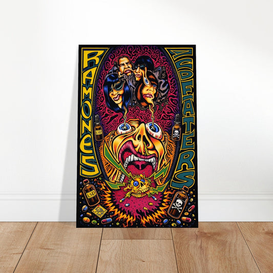 Ramones – Acid Eaters Album Art POSTER – Psychedelic Punk Rock Cover 2