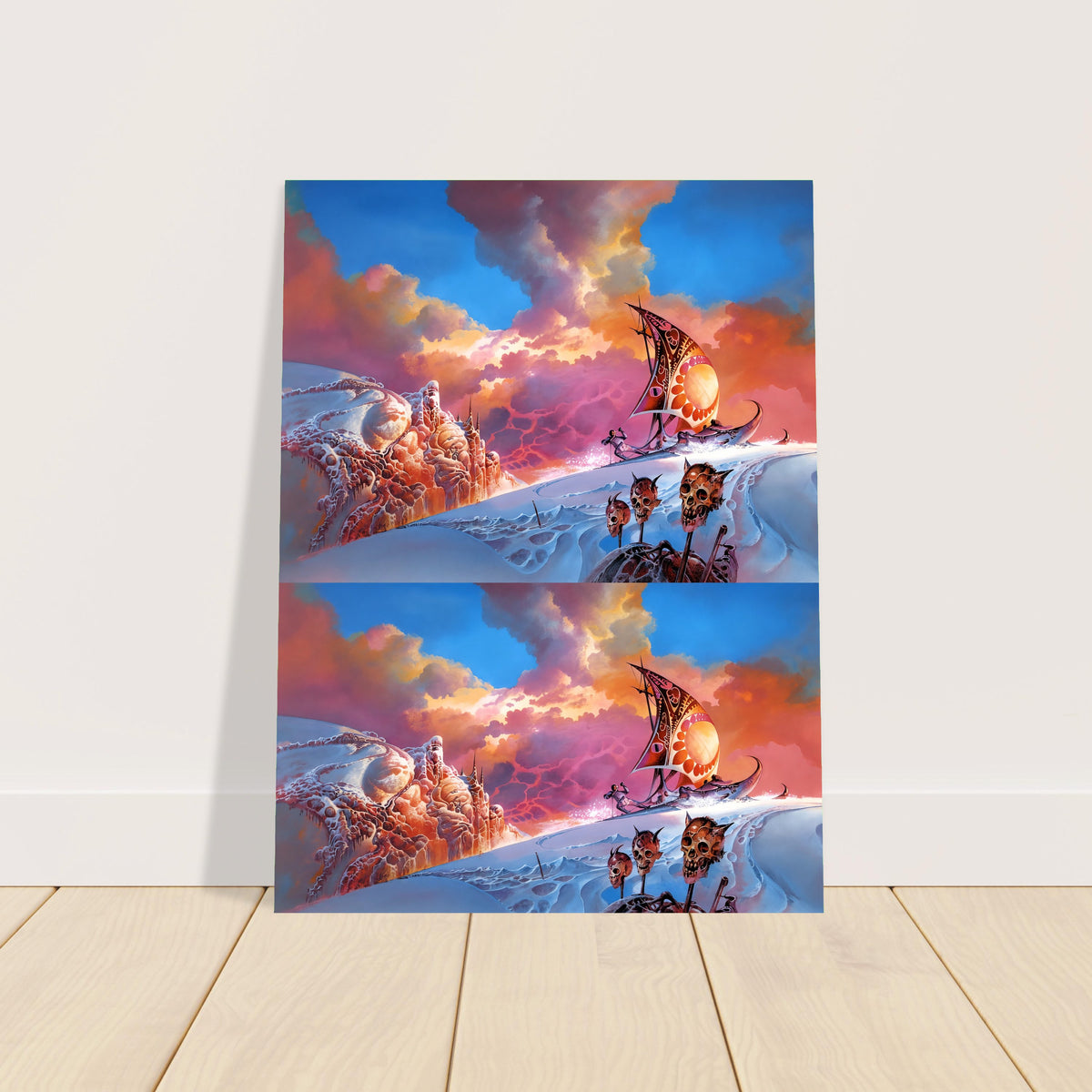 Bruce Pennington Island of Doctor Death Poster 1981 Wall Art Decor 2