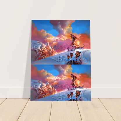 Bruce Pennington Island of Doctor Death Poster 1981 Wall Art Decor 2