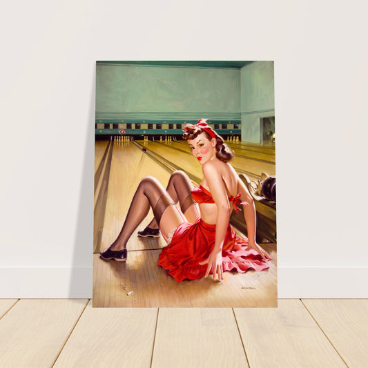 Off Her Pins by Arnold Armitage Poster – Vintage Pin-Up 1949 Wall Art Decor 2