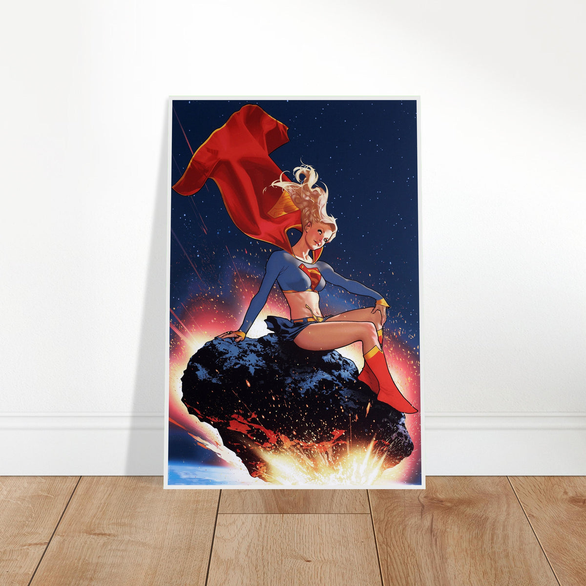Supergirl DC Comics Pin-Up Poster by Kore Art Studios Wall Art Decor 2