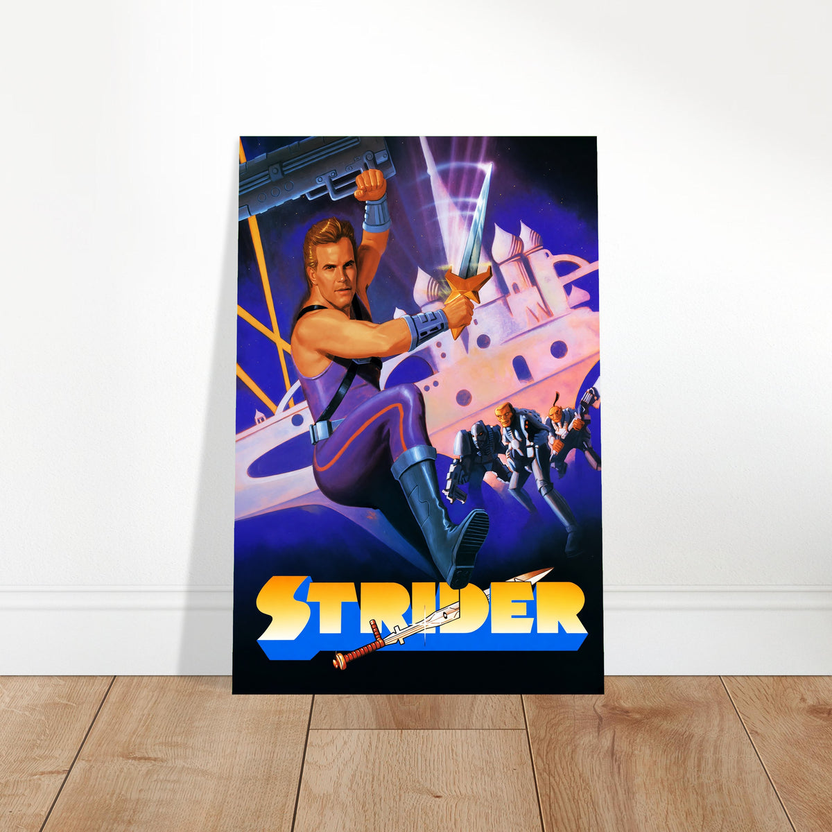 STRIDER Retro Arcade Action Hero Poster – 1989 Video Game Wall Art Decor 2
