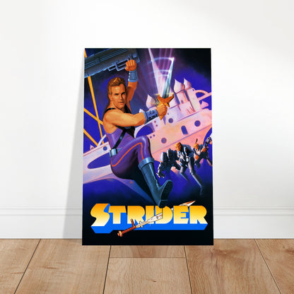 STRIDER Retro Arcade Action Hero Poster – 1989 Video Game Wall Art Decor 2