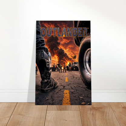 Outlander Post-Apocalyptic Desert Warrior Poster – Action Adventure Art 2