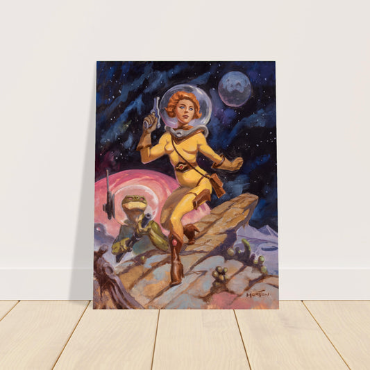 Space Girl by Dan Morton (2018) Sci-Fi Adventure Poster 2