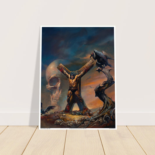 The Savage Sword of Conan #5 Cover Art Poster by Boris Vallejo - 1974 2