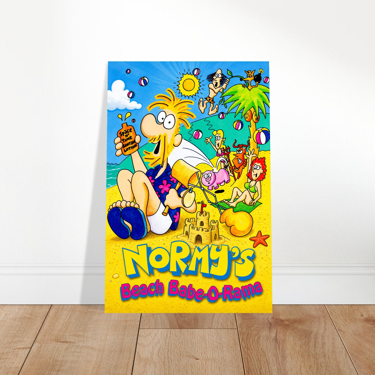 Normy's Beach Babe-O-Rama Poster - Retro Comedy Game Art Wall Art Decor 2