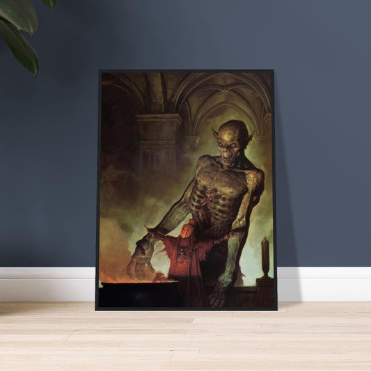Offerings by Gerald Brom (1996) - Framed Poster 24in x 32in 2