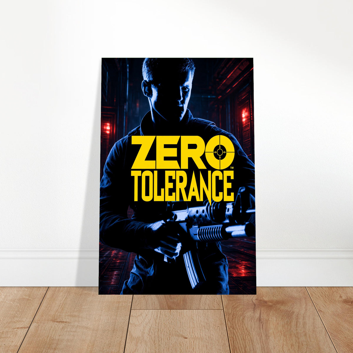 Zero Tolerance Action Poster – Armed Tactical Operative Wall Art Decor 2