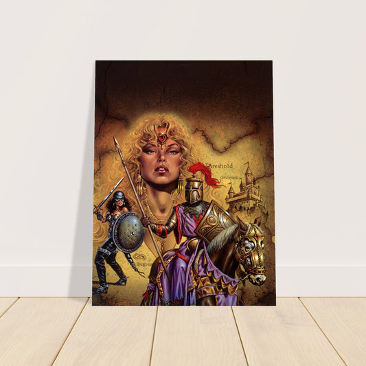 GRAND DUCHY KARAMEIKOS BY CLYDE CALDWELL POSTER D&D 1987 FANTASY VIBRANT 2