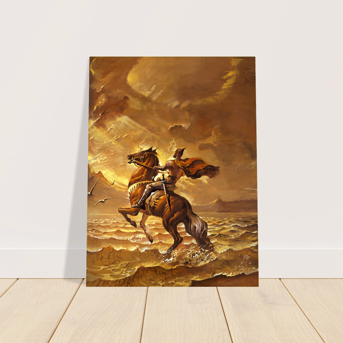 Bruce Pennington Armoured Horseman 1974 Poster – Fantasy Art Wall Art Decor 2