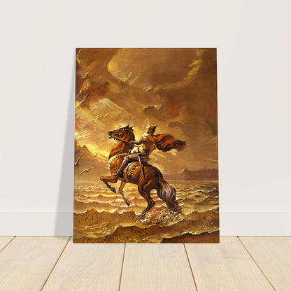 Bruce Pennington Armoured Horseman 1974 Poster – Fantasy Art Wall Art Decor 2