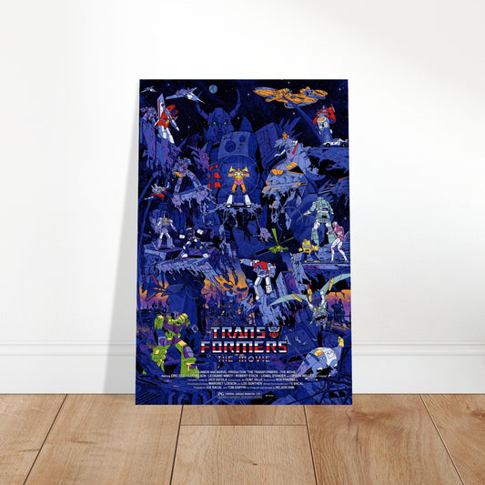 The Transformers: The Movie Poster 1986 – Epic Robot Battle Art Wall Art Decor 2