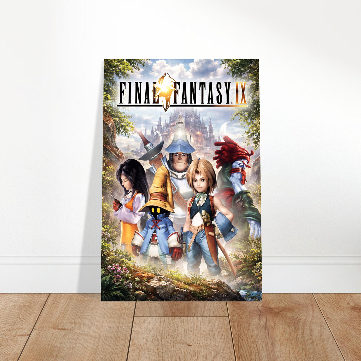 FINAL FANTASY IX POSTER PS1 GAME COVER ART CLASSIC JRPG PARTY PORTRAIT 2