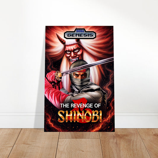 The Revenge of Shinobi Poster – Ninja Warrior Video Game Art Wall Art Decor 2