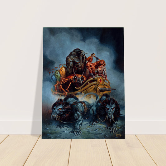 RETURN OF NATHAN BRAZIL BY CLYDE CALDWELL POSTER 2004 WALL ART FANTASY 2