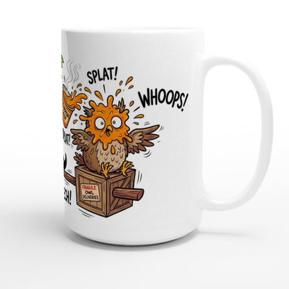 Broom Zoom Delivery Funny Witch Halloween Ceramic Coffee Mug 3