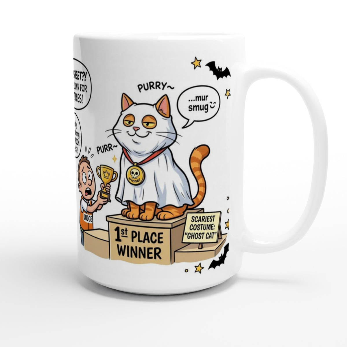 Scariest Costume Contest Funny Halloween Ceramic Coffee Mug 3