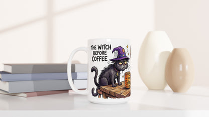 The Witch Before Coffee Funny Halloween Ceramic Coffee Mug 6