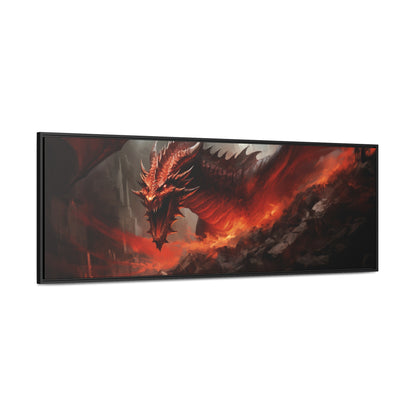 Adi Granov Inspiration – "Infernal Wrath" | Epic Fantasy Wide Canvas Art