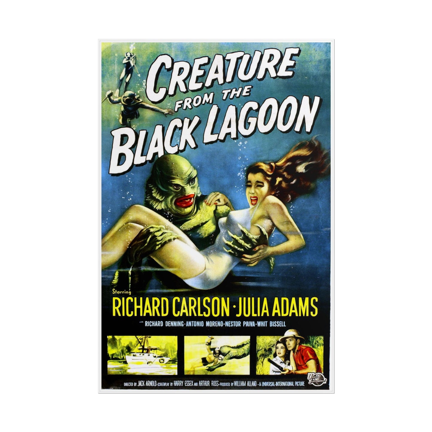 The Creature from the Black Lagoon Poster – Universal (1954) | Classic Horror