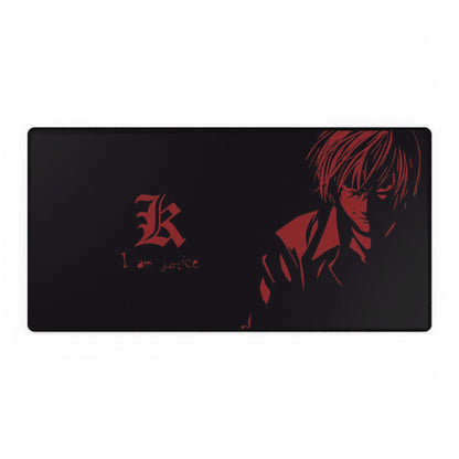 Death Note Light Yagami 'I Am Justice' Desk Mat / Mouse Pad – 31.5"x15.5"