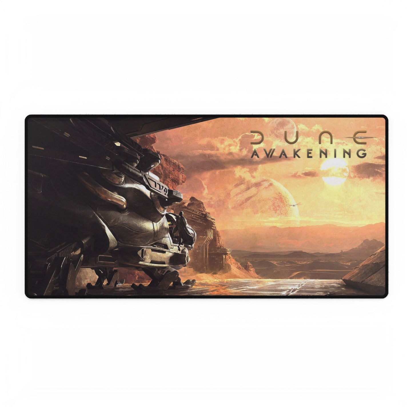 Dune: Awakening Desk Mat / Mouse Pad – 31.5"x15.5", Sci-Fi Adventure, Gaming Art