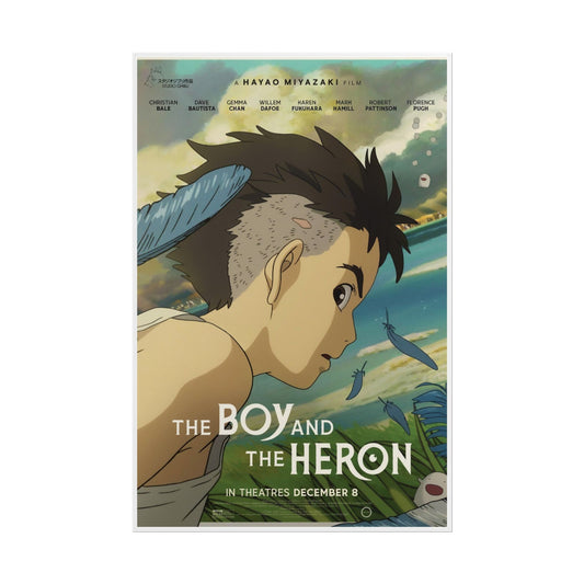 The Boy and the Heron Poster – Studio Ghibli (2023) | Hayao Miyazaki