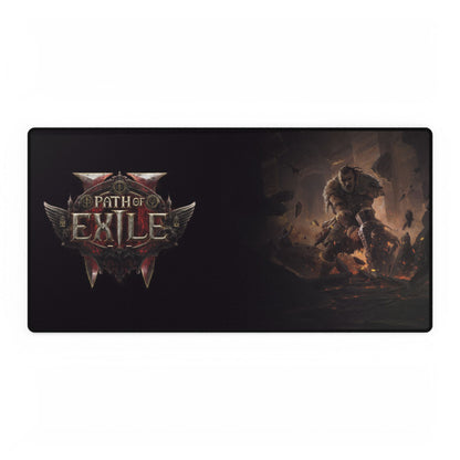 Path of Exile II Warrior Desk Mat / Mouse Pad – 31.5"x15.5", Gaming & Office