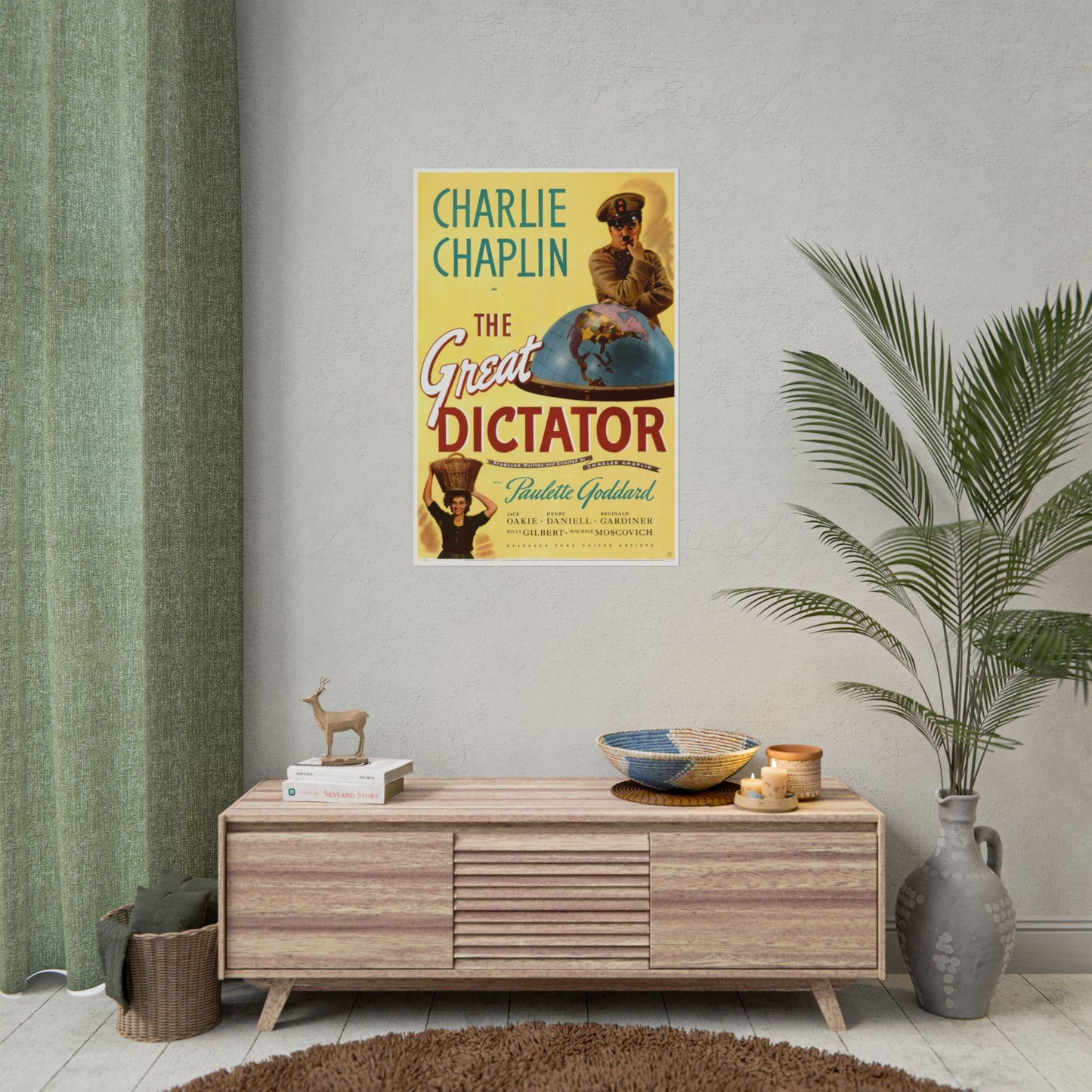 The Great Dictator Poster – United Artists (1940) | Charlie Chaplin Classic