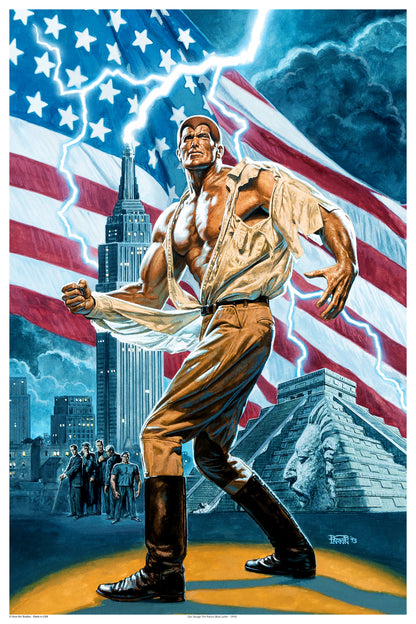 Doc Savage “The Patriot” Poster – Bob Larkin Classic Art (1993)