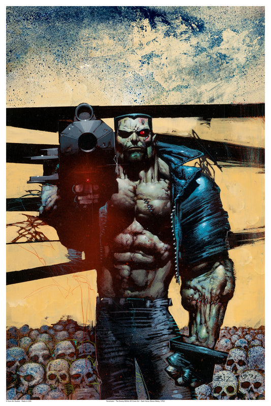 SIMON BISLEY - TERMINATOR - THE ENEMY WITHIN #3 COVER - ACTION POSTER - 1992