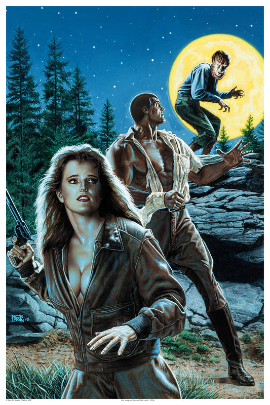 Doc Savage vs. Werewolf – 2016 Cover by Bob Larkin | Premium Unframed Poster