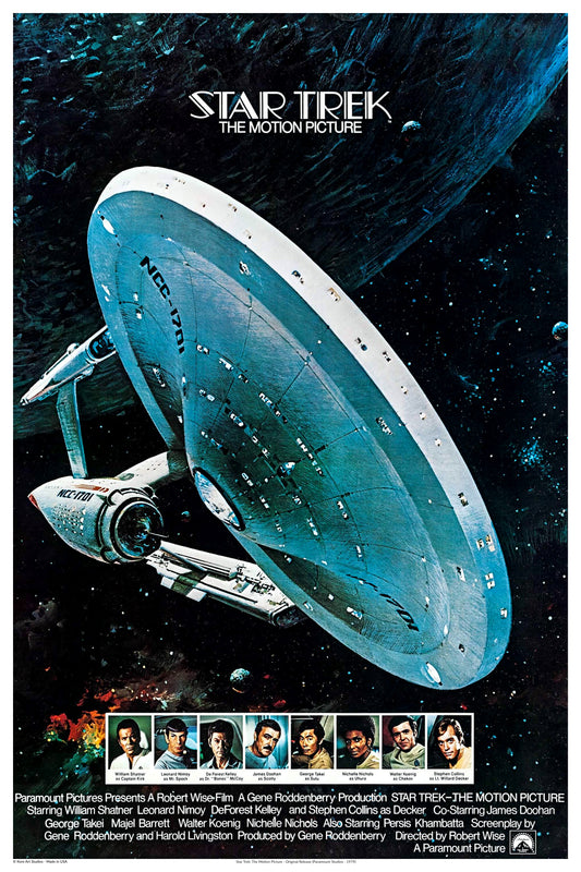 Star Trek The Movie Poster - Sci-Fi Movie Wall Art Print
