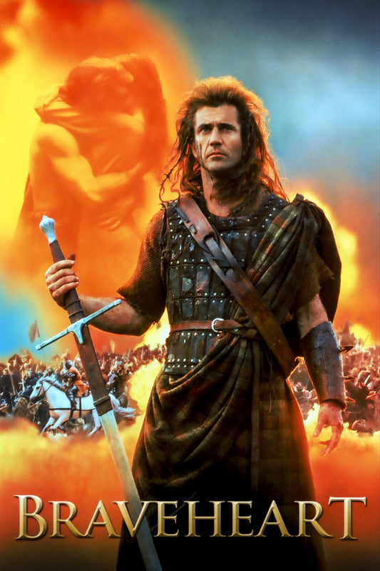 BRAVEHEART MOVIE POSTER - FILM ART - HIGH QUALITE CINEMA AD
