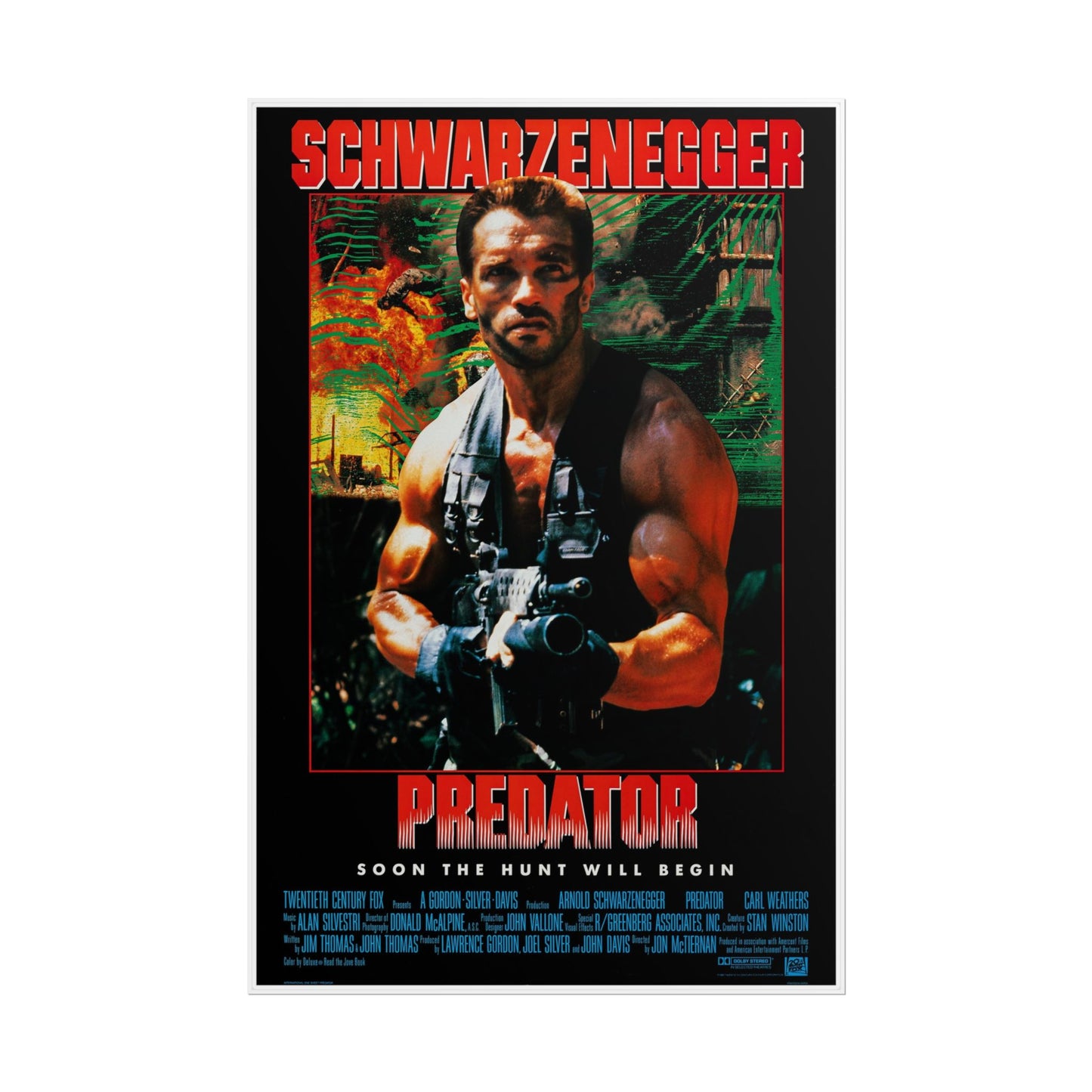 Predator Movie Poster – 20th Century Fox (1987)