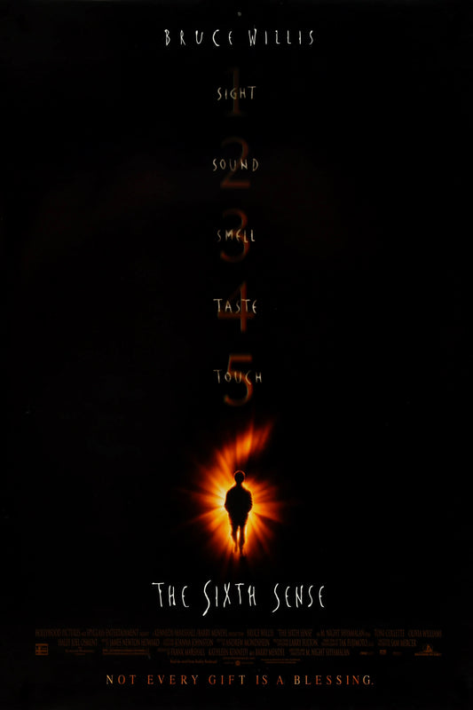 THE SIXTH SENSE MOVIE POSTER - 1999 BRUCE WILLIS PSYCHOLOGICAL THRILLER ART