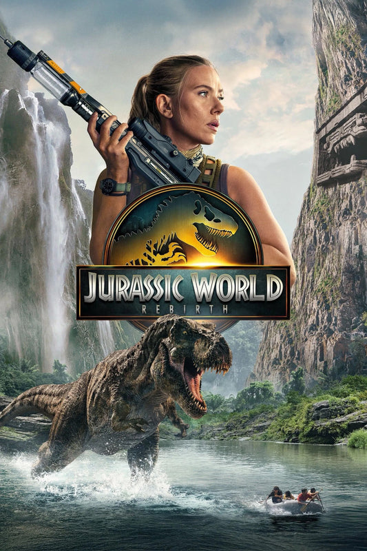 JURASSIC WORLD REBIRTH 2025 MOVIE DINOSAUR ACTION ADVENTURE POSTER