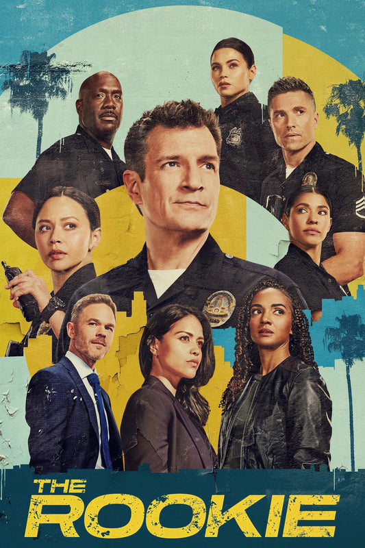 THE ROOKIE TV SERIES POLICE DRAMA LAPD ENSEMBLE CAST POSTER
