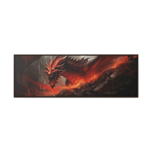 Adi Granov Inspiration – "Infernal Wrath" | Epic Fantasy Wide Canvas Art