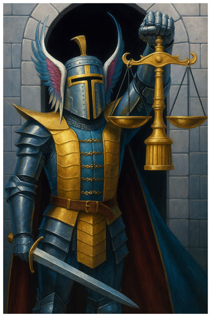 BALLANCE ART POSTER - MAGIC THE GATHERING POSTER INSPIRED ON ORIGINAL CARD ARTWORK