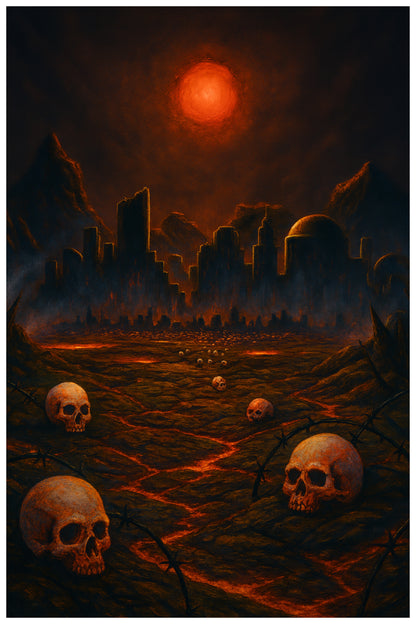 ARMAGEDDON - MAGIC THE GATHERING CARD ART INSPIRED POSTER