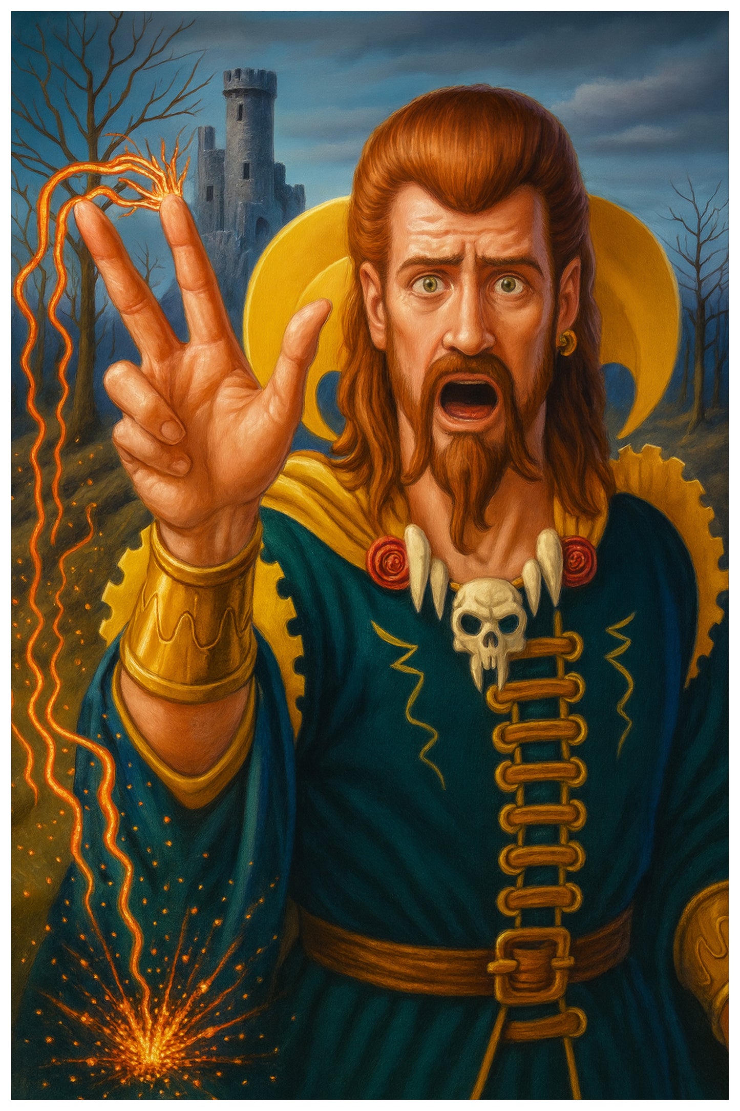 COUNTERSPELL - MAGIC THE GATHERING CARD ART INSPIRED POSTER