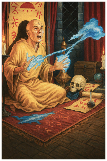 CONTROL MAGIC - MAGIC THE GATHERING CARD ART INSPIRED POSTER